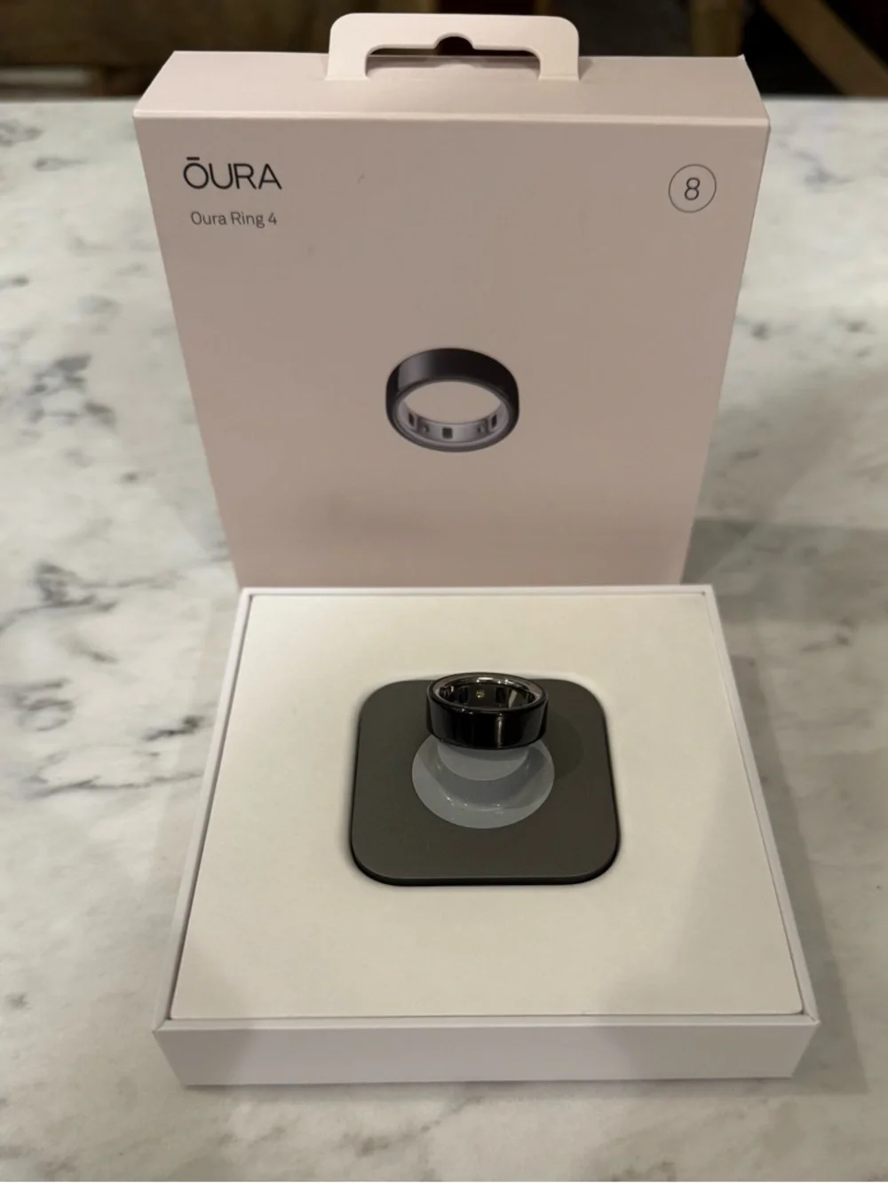 Oura Ring 4 by Oura - Glossy Black Smart Ring